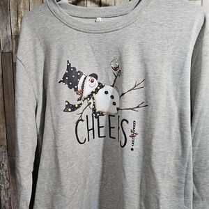 Cheers snowman sweatshirt